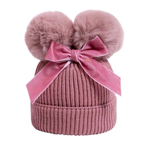 OYXSER Baby Beanie Winter Hat Knitted Warm Hat with Bow Infant Toddler Beanies, 6-36 Months