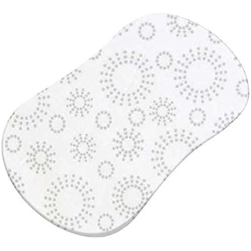 SheetWorld Baby Fitted Bassinet Sheet Fits Halo Bassinet Swivel Sleeper 17 x 30 inches, 100% Cotton Woven Sheet, Unisex Boy Girl, Grey Dot Circles, Made in USA