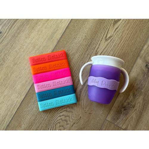 Personalized bottle bands / label bands / bottle labels / sippy cup label / water bottle label
