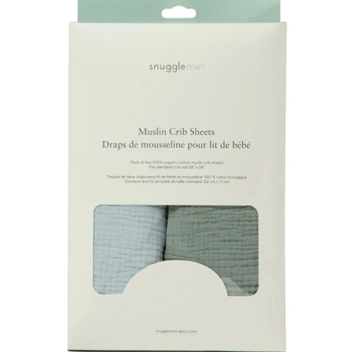 Muslin Crib Sheets | Bluebell + Slate