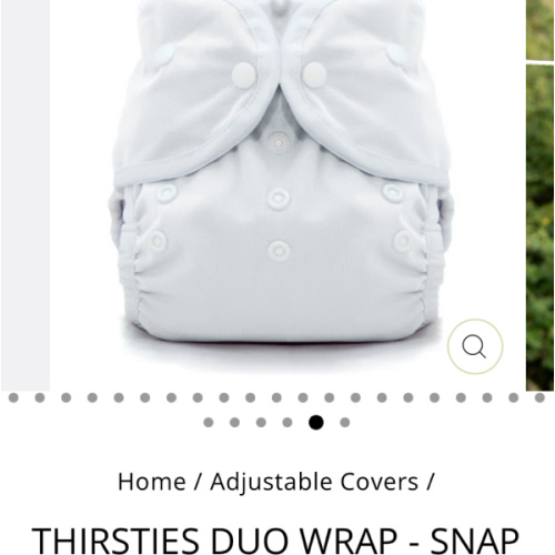 Size One- Thirsties Duo Wrap - Snap cloth diaper cover