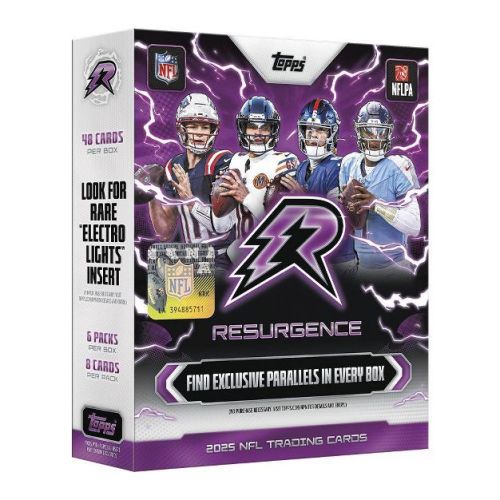 2025 Topps NFL Resurgence Football Trading Card Mega Box