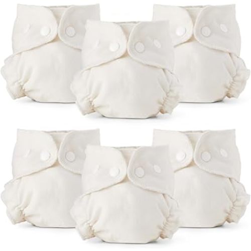 Esembly Cloth Diaper Inner - Organic Cotton, 6-Pack, Size 1 (7-17lbs)