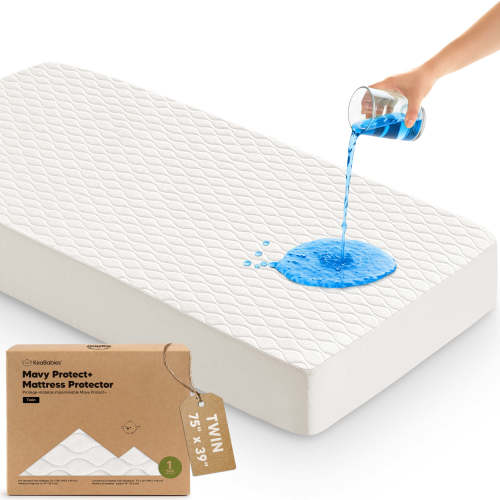 Mavy Protect+ Waterproof Crib Mattress Protector | KeaBabies