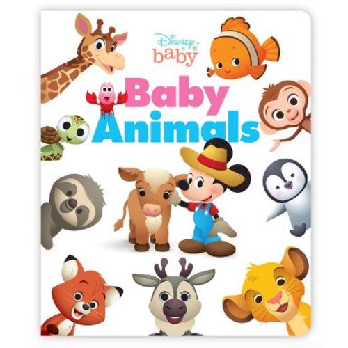 Disney Baby: Baby Animals - by Disney Books (Board Book)