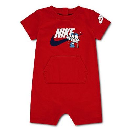 Newborn Baby Boys Nike Baseball Character Short Sleeve Romper