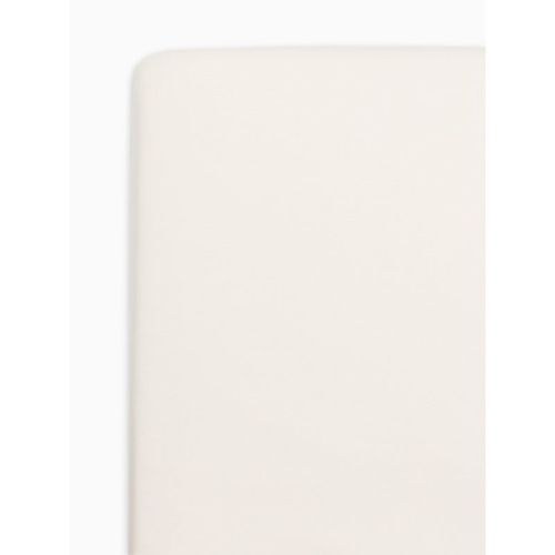 Colored Organics Poplin Fitted Crib Sheet Ivory Crib Sheet