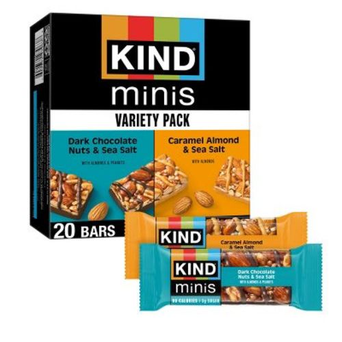 KIND Minis Dark Chocolate & Caramel Almond - 14oz/20ct