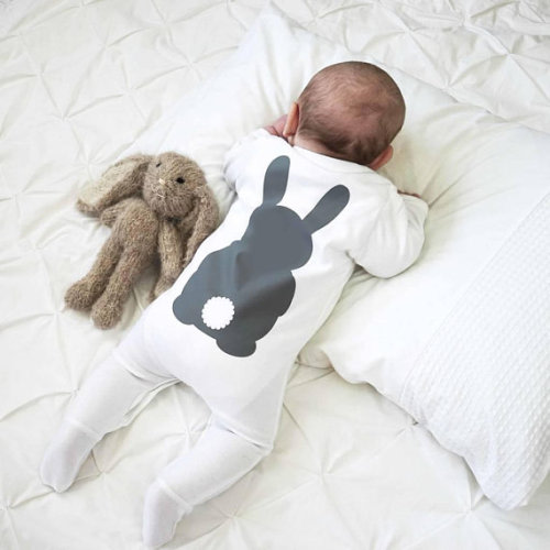 Bunny Baby Sleepsuit Bunny Romper Baby Bunny Onesie