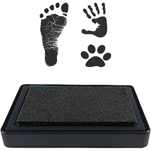 Baby Footprint Ink Pad, Handprint & Paw Print Stamp Pad for Keepsakes