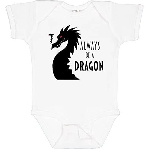 inktastic Always Be a Dragon Baby Bodysuit