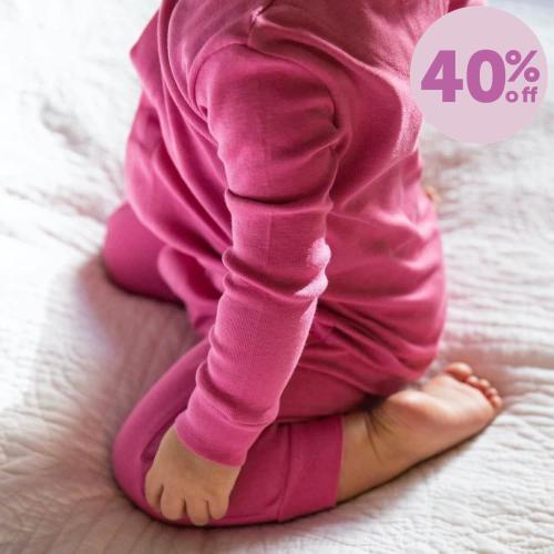 berry wine organic cotton magnetic coverall – Magnetic Me