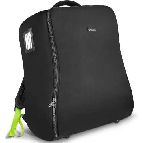 YOREPEK Padded Stroller Bag for Airplane Travel Fits for UPPAbaby MINU,MINU V2,MINU V3, Gate Check Stroller Bag with Large Inner Mesh Pocket, Sturdy Stroller Storage Backpack for Accessories