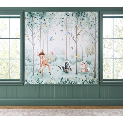 Disney Baby Bambi Mural (72"x 72")