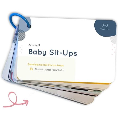 Curious Baby™ Award Winning 40+ Activities for Baby & Me (0-12 Months) | Developmentally-Focused and Stimulating Creative Playtime Ideas for Baby & Me | Includes Black/White High-Contrast Cards