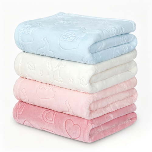 Boritar 4-Pack Baby Blankets for Newborn Infant Boys Girls, 30 x 40 Inch