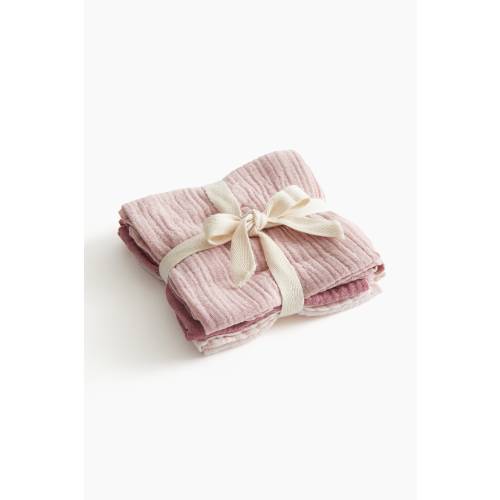 3-PACK MUSLIN BURP CLOTHS
