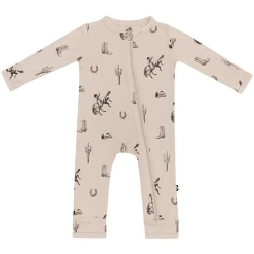 KYTE BABY Infant and Toddler Dual Zipper Romper, Ultra-Soft Rayon Made From Bamboo Sleeper, Boys and Girls Pajamas