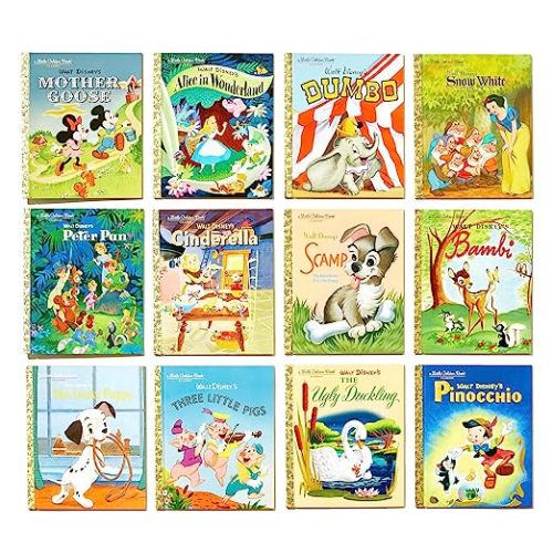 12 Beloved Disney Classic Little Golden Books (Disney Classic)