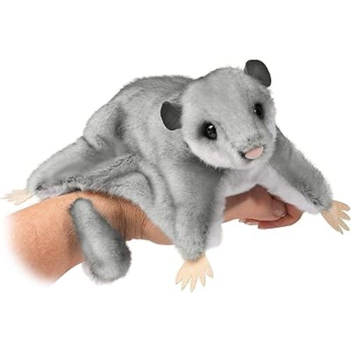 Douglas Squeek Sugar Glider Plush Stuffed Animal | 12 inch Long with Tail