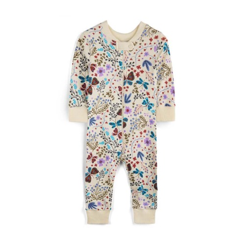 100% Organic Cotton Print Snug Fit Baby Pajamas