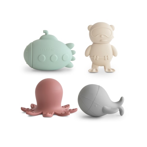 Mushie Bath Play Set - Sealife | Scandiborn