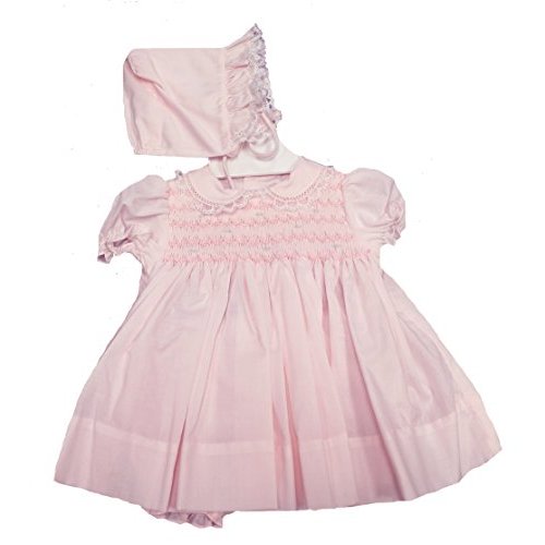 Petit Ami Girls Smocked Dress with Panty