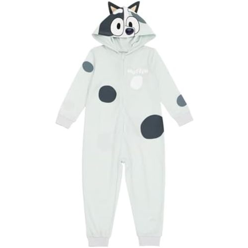 Bluey Zip Up Cosplay Coverall Infant to Big Kid Sizes (12 Months - 10-12)