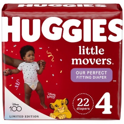 Huggies Little Movers Baby Disposable Diapers - (Select Size and Count), Size: 4