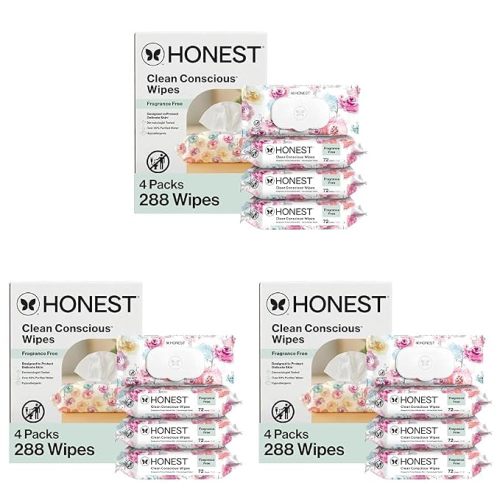 The Honest Company Multi-Use Baby Wipes, Geo Mood, 288 Count