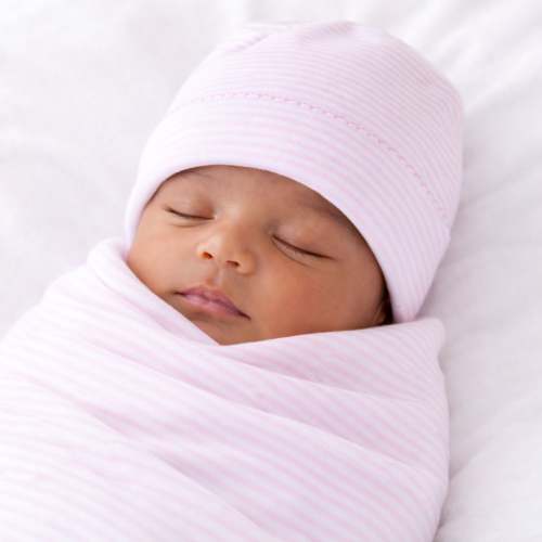 Mini Stripes Hat - Pink