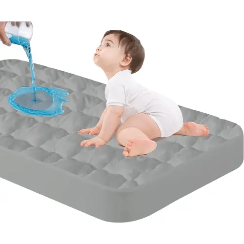 Pack and Play Mattress Pad Protector Sheet Fitted Waterproof Mattress Cover