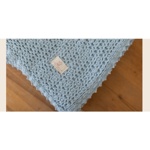cozy waffle blanket | baby size - powder – New Grain Goods