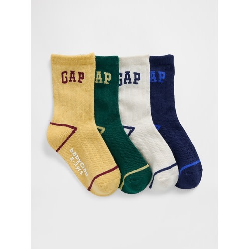 Baby & Toddler Logo Crew Socks (4-Pack)