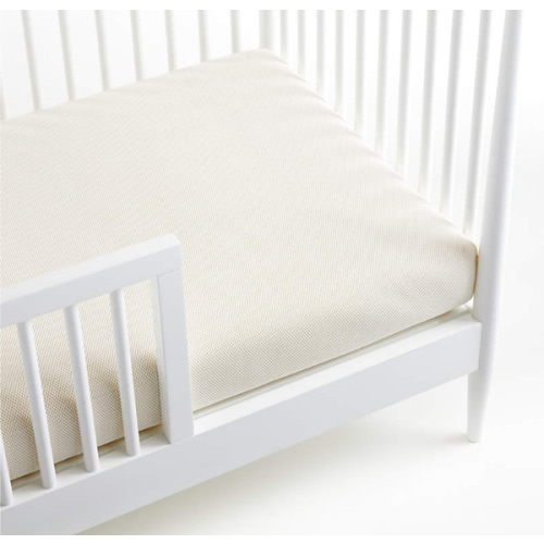 Naturepedic Organic Cotton Breathable 2-Stage Crib Firm Mattress with Waterproof Breathable Pad