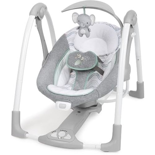 Ingenuity ConvertMe Baby Swing & Infant Seat, Newborn to 9 Months, Swell