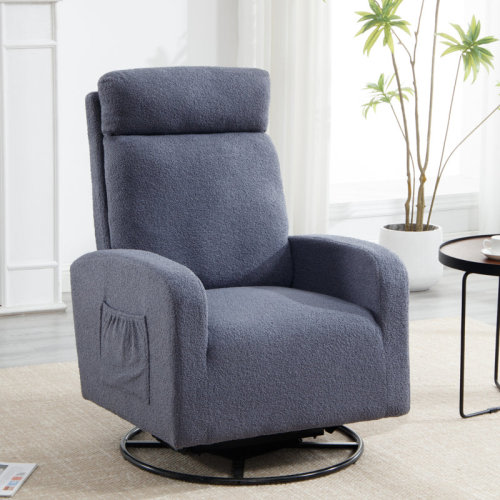 Ebern Designs 28" Upholstered Swiel Chir with High Back & Reviews | Wayfair