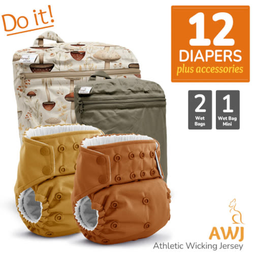 Cloth Diaper Bundle - Do It! | Rumparooz G3 AWJ :: 12 pack