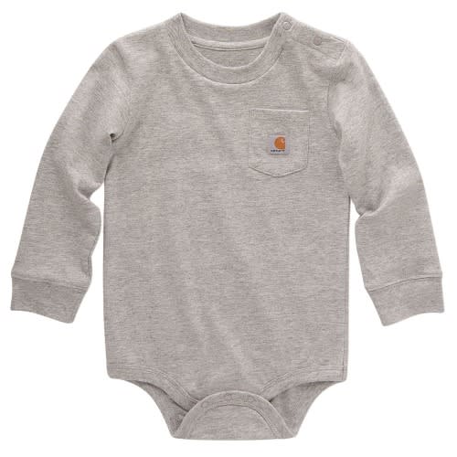 Kids' Long-Sleeve Pocket Bodysuit