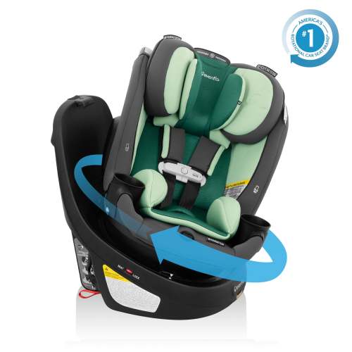 Evenflo Revolve360 Slim 2-in-1 Rotating Car Seat with Green & Gentle Fabric - Evenflo® Official Site – Evenflo® Company, Inc