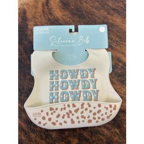 Howdy Partner Silicone Bib