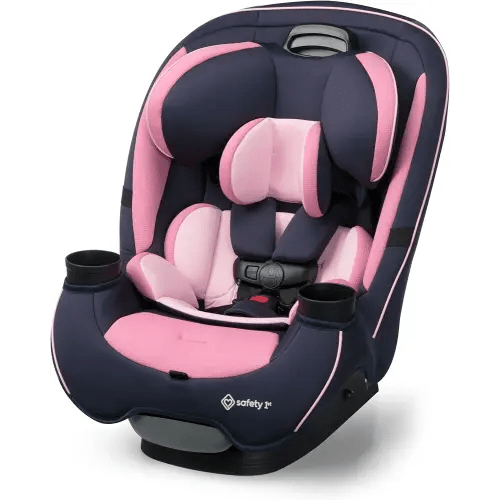 Safety 1st Grow and Go All-in-One Slim Convertible Car Seat, Rear Facing, 5-40 lbs, Forward Facing (30–65 lbs), High Back Booster Seat 40-100 pounds, Vineyard Girl