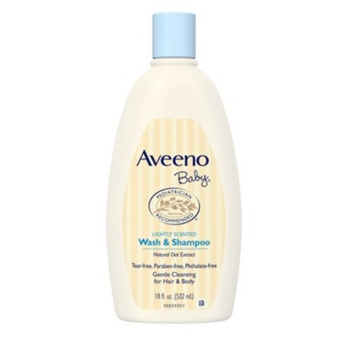 Aveeno Baby Wash and Shampoo - 18oz