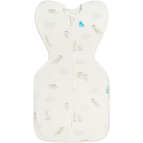 Love To Dream Swaddle UP™ Blanket for 0-6 Months Newborn Baby Boys Sleeping Bag with Armrests 1.0 TOG (20-24°C) Provides Comfortable and Quiet Sleep (Newborn)