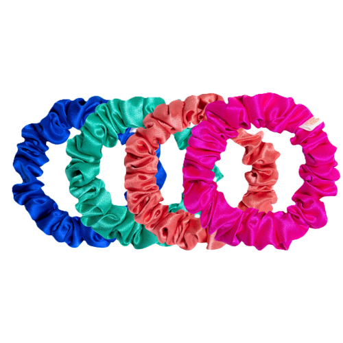 Always Bright Midi Silk Scrunchies (4 pc)