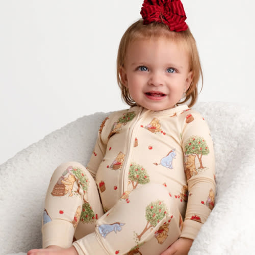 Orchard Friends Zip Romper – Dreamy Bamboo