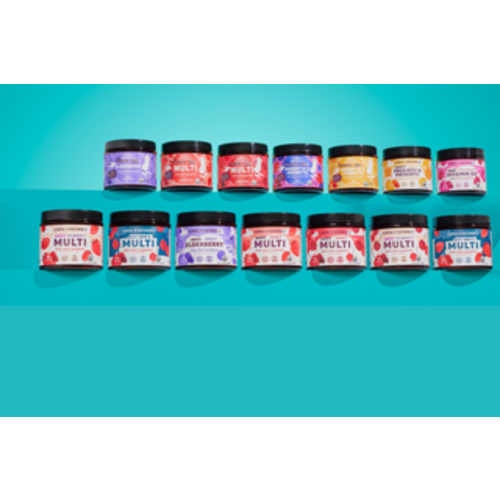 Real Fruit Elderberry Gummies for Kids - Llama Naturals