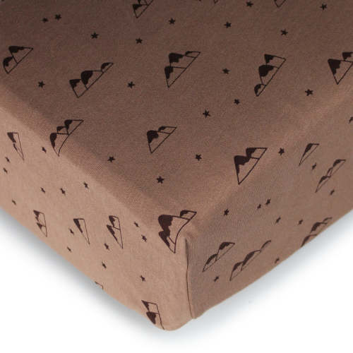 Latte Mountain | Organic Crib Sheets Default Title