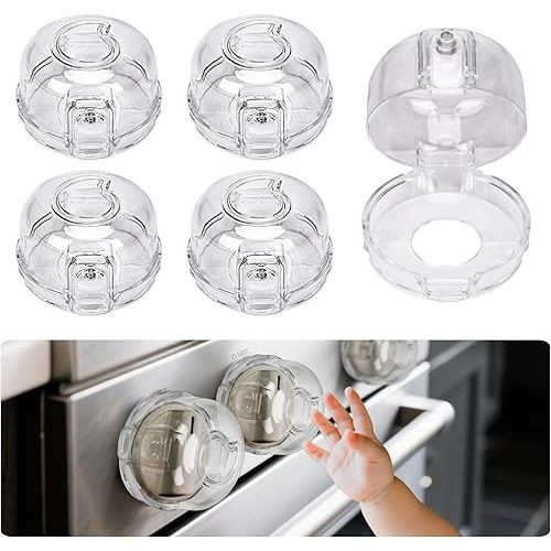 5PCS Stove Knob Covers for Child Safety