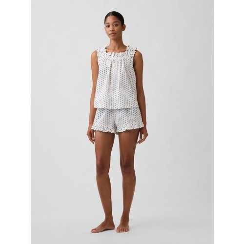 Ruffle Poplin PJ Shorts